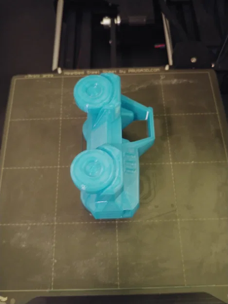 Mô hình xe kéo Low Poly Tractor in 3D không cần support - Image 5