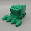Mô hình máy gặt đập liên hợp Low Poly cực đẹp cho bé - Thumbnail 2