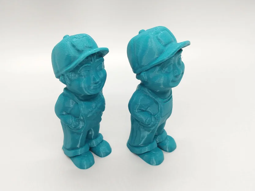 Mô hình chú nông dân Low Poly trang trí in 3D dễ thương - Image 1