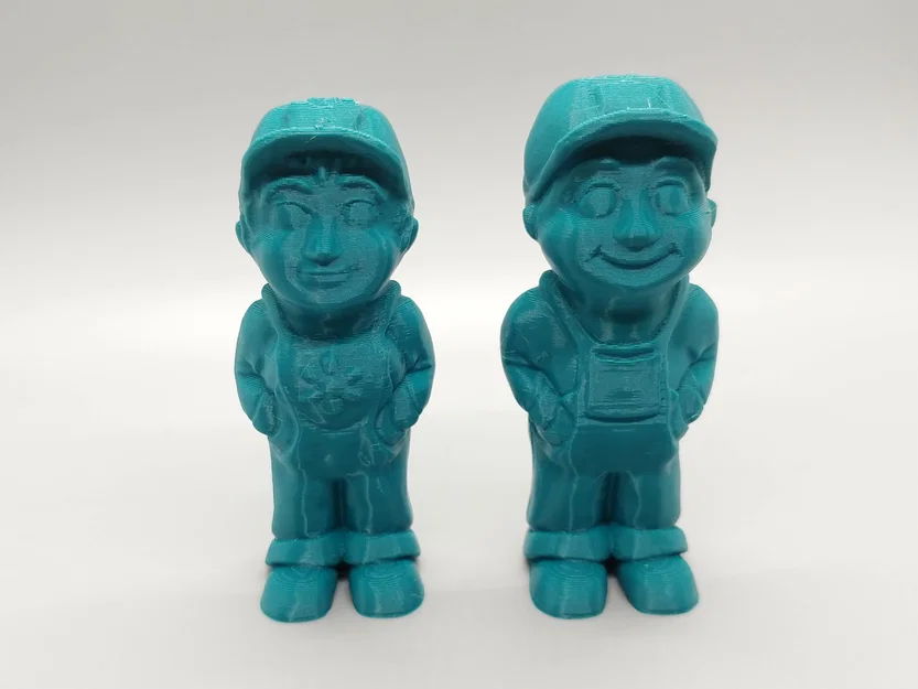 Mô hình chú nông dân Low Poly trang trí in 3D dễ thương - Image 4