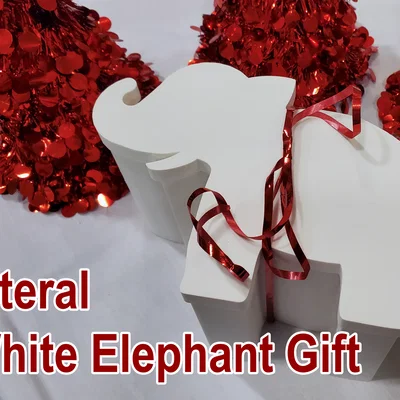 Hộp quà "Voi Trắng" (Literal White Elephant Gift Box)