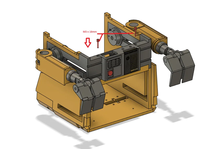 Mô hình Wall-E 3D (Đang hoàn thiện) - Image 38