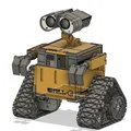Mô hình Wall-E 3D (Đang hoàn thiện) - Thumbnail 54