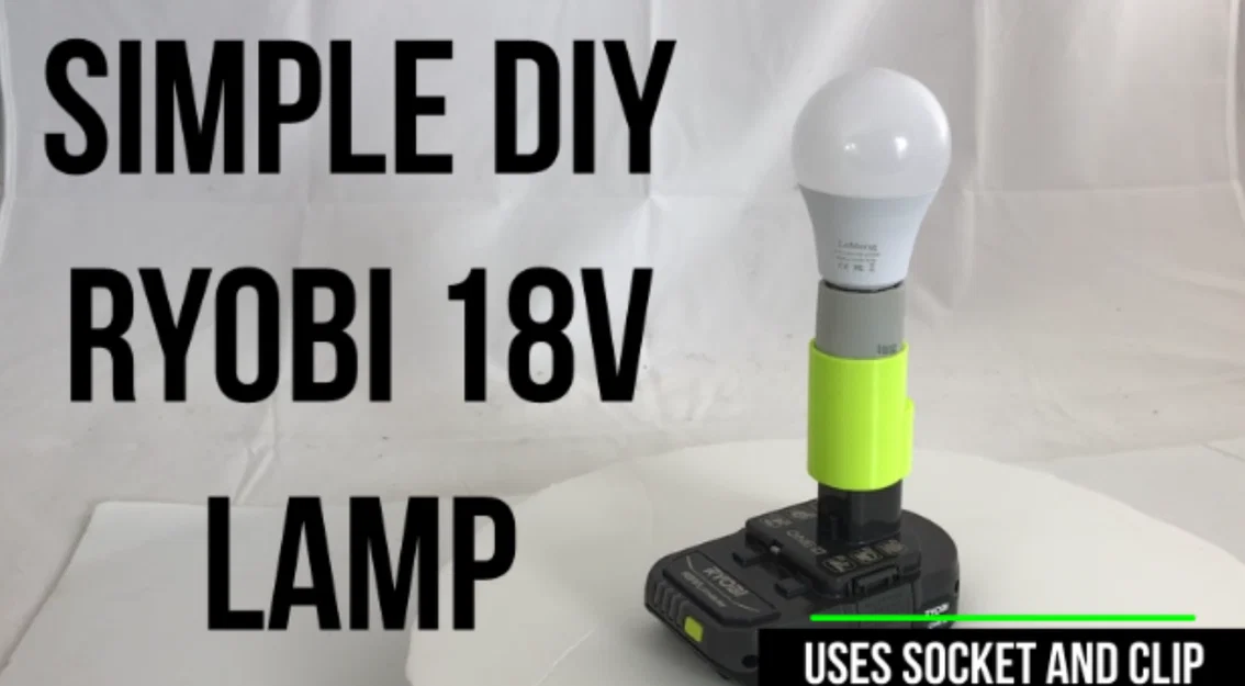 Đèn LED dùng pin RYOBI 18V - Image 1
