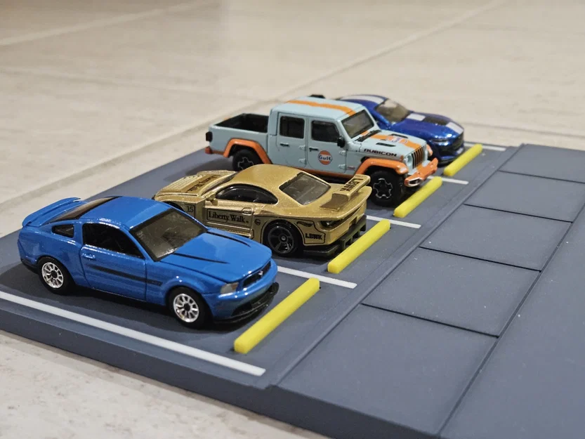 Mô hình bãi đỗ xe tỷ lệ 1:64 cho xe Hot Wheels - Image 1