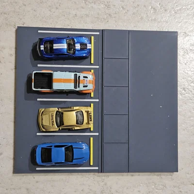 Mô hình bãi đỗ xe tỷ lệ 1:64 cho xe Hot Wheels