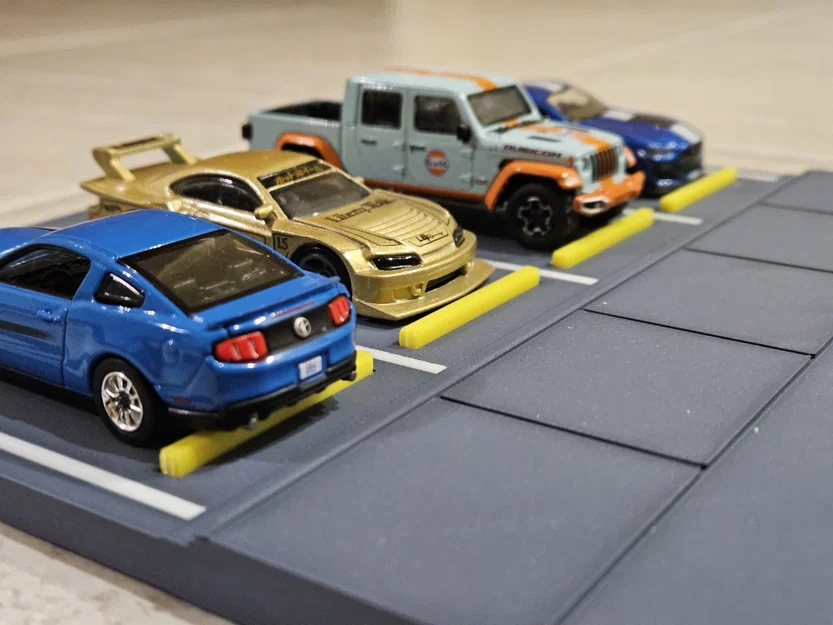 Mô hình bãi đỗ xe tỷ lệ 1:64 cho xe Hot Wheels - Image 4