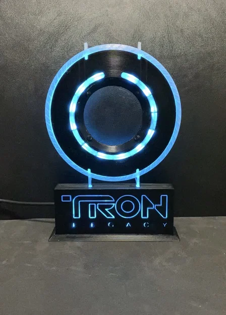 Mô hình Tron Legacy Disc để bàn (kèm đế và linh kiện điện tử) - Image 1