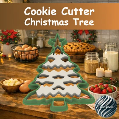 Khuôn cắt bánh quy hình cây thông Noel