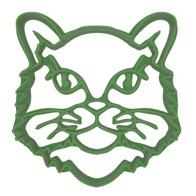 Baking - Khuôn cắt bánh quy hình đầu mèo