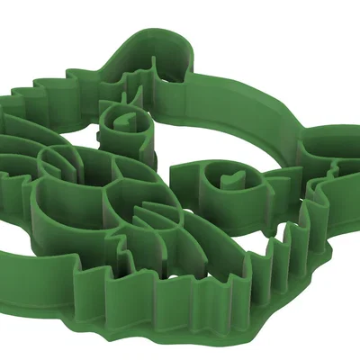 Baking - Khuôn cắt bánh quy hình đầu mèo