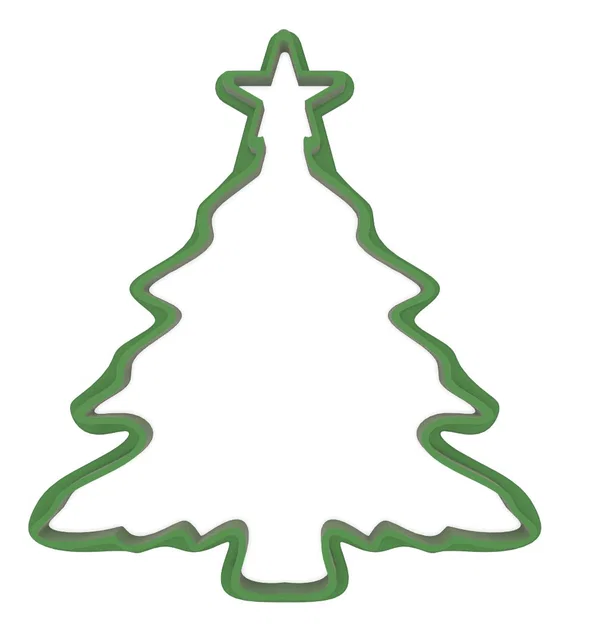 Khuôn cắt bánh quy hình cây thông Noel - Image 3