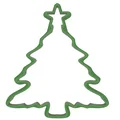 Khuôn cắt bánh quy hình cây thông Noel - Thumbnail 3