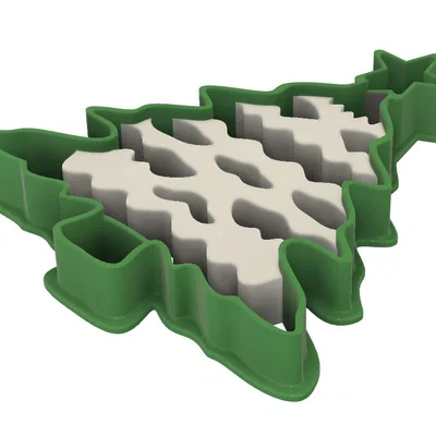 Khuôn cắt bánh quy hình cây thông Noel