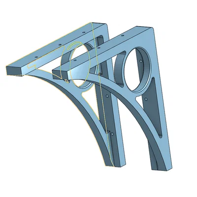 Pat đỡ kệ treo tường (Shelf Brackets) chắc chắn cho mọi không gian
