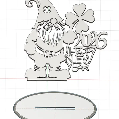 Chú lùn Gnom 2026 - Happy New Year