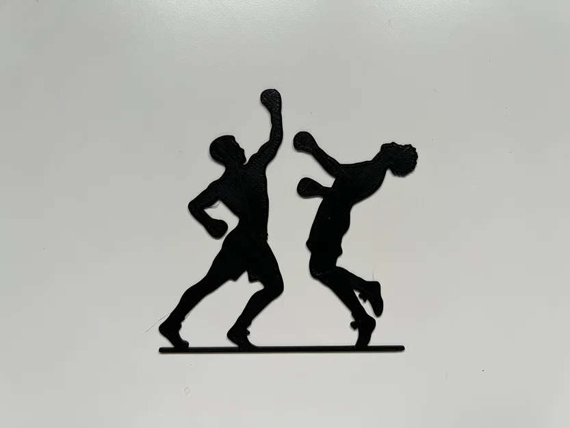 Mẫu in 3D trang trí tường hình hai võ sĩ Boxing mạnh mẽ - Image 1