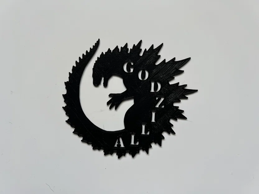 Mô hình trang trí treo tường Godzilla đầy cá tính - Image 1