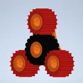 Gear Fidget Toy: Đồ chơi bánh răng giải tỏa căng thẳng in 3D - Thumbnail 1
