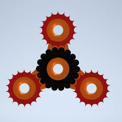 Gear Fidget Toy: Đồ chơi bánh răng giải tỏa căng thẳng in 3D