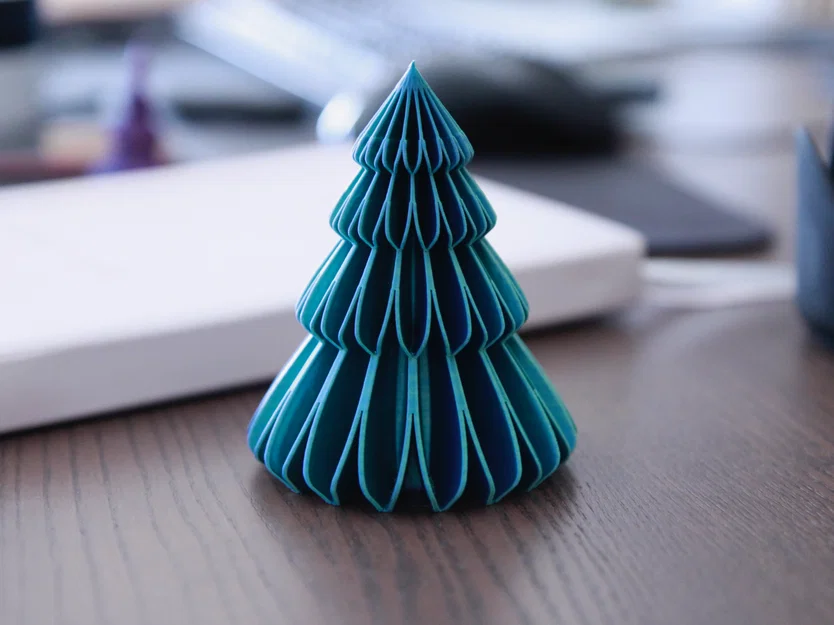 Mẫu Cây Thông Noel 3D Trang Trí Vase Mode Đẹp Mắt - Image 1