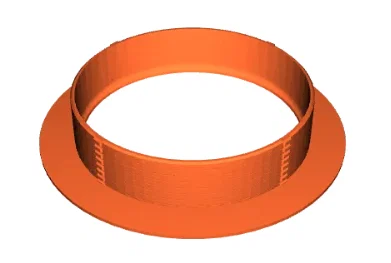 Vòng trượt 3D cho cuộn nhựa bìa carton (Filament Spool Slip Ring) - Image 1
