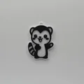 Móc khóa hình chú chồn (Ferret) dễ thương in 3D - Thumbnail 1