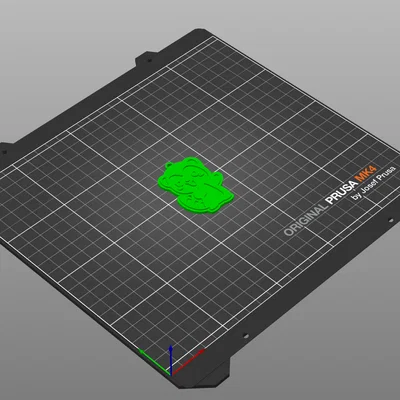 Móc khóa hình chú chồn (Ferret) dễ thương in 3D