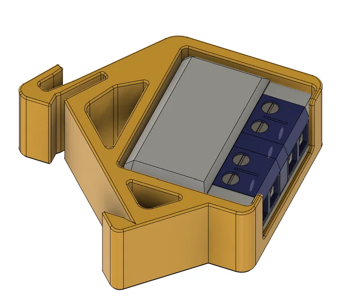 Ngàm gắn DIN Rail cho Shelly Mini - Image 1