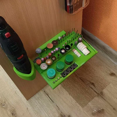 Giá đỡ máy mài cầm tay đa năng và trạm phụ kiện