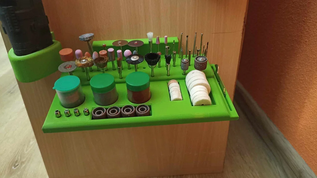 Giá đỡ máy mài cầm tay đa năng và trạm phụ kiện - Image 2