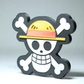 Nam châm logo băng hải tặc Mũ Rơm - One Piece - Thumbnail 2