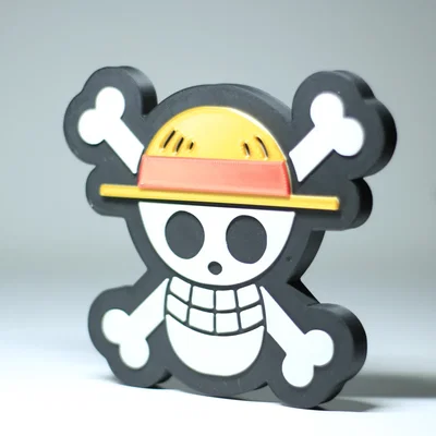 Nam châm logo băng hải tặc Mũ Rơm - One Piece