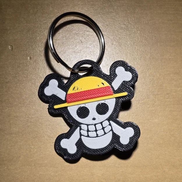 Móc khóa One Piece (Hỗ trợ in 1 đầu đùn hoặc MMU) - Image 2