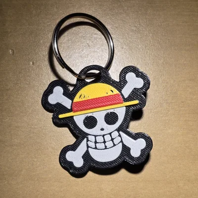 Móc khóa One Piece (Hỗ trợ in 1 đầu đùn hoặc MMU)