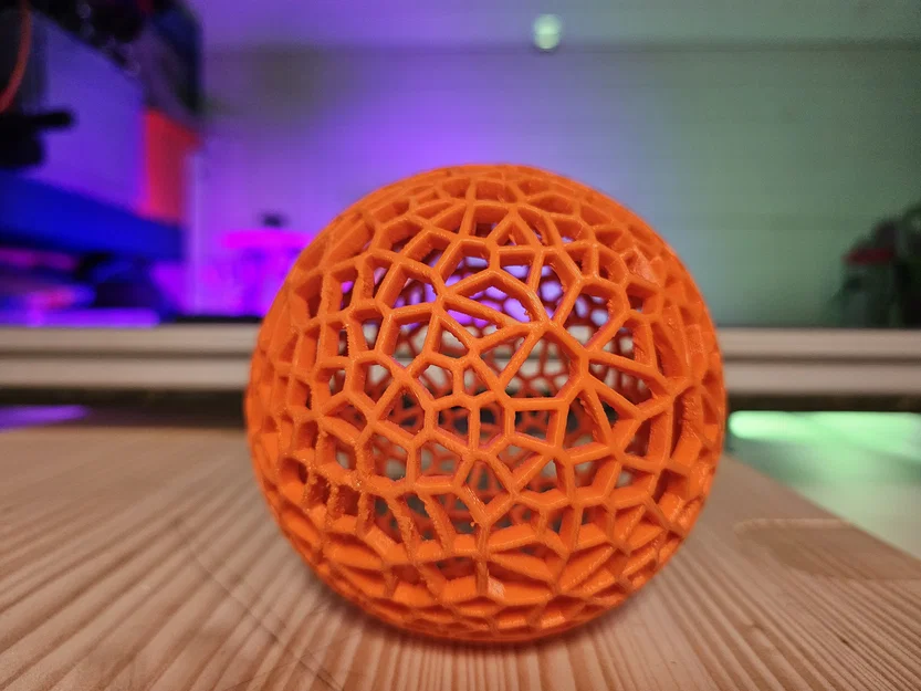 Quả bóng Airless họa tiết Voronoi (bền chắc) 120mm - Image 7