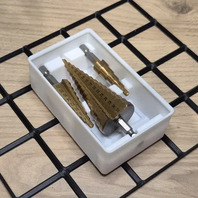 Đế giữ mũi khoan tầng Gridfinity (half pitch, có thể chồng lên nhau)