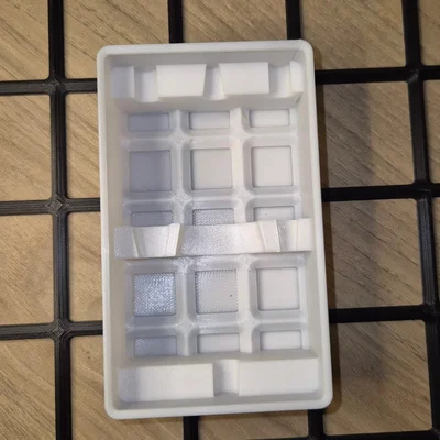 Đế giữ mũi khoan tầng Gridfinity (half pitch, có thể chồng lên nhau)