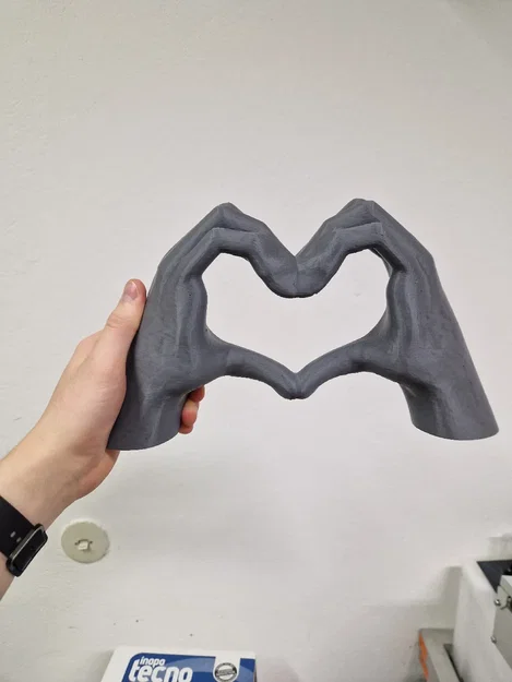 Mô hình 3D đôi bàn tay hình trái tim (Heart Hands) trang trí ý nghĩa - Image 1