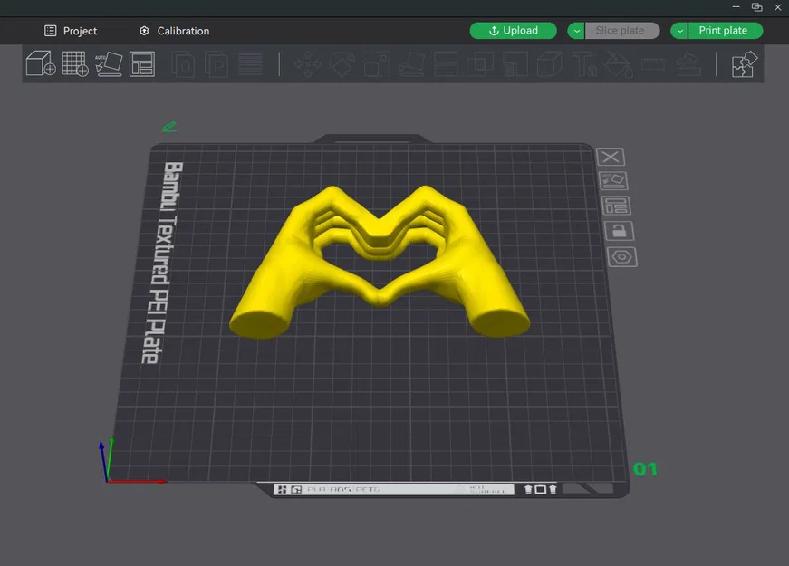 Mô hình 3D đôi bàn tay hình trái tim (Heart Hands) trang trí ý nghĩa - Image 3