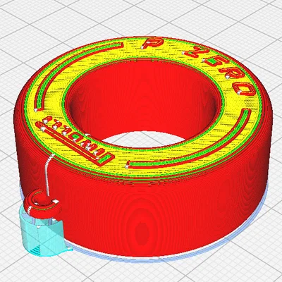 Móc khóa / Vật trang trí bánh xe F1