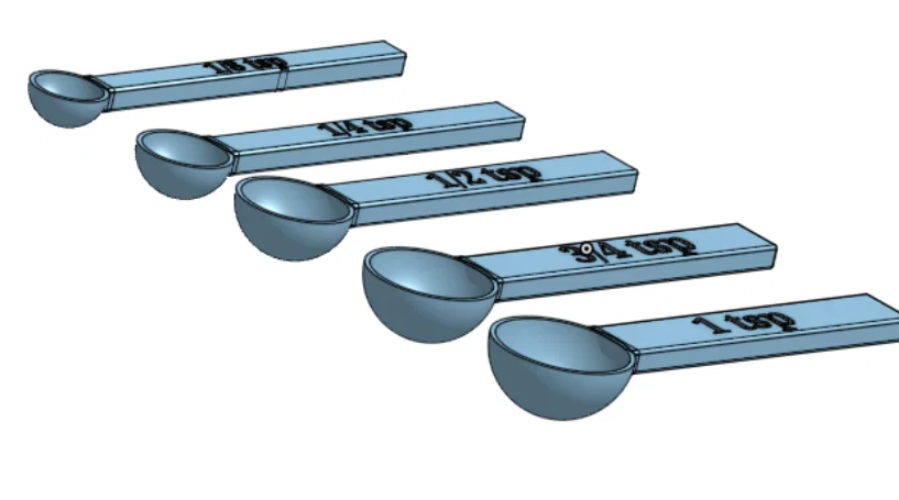 Bộ thìa đong gia vị 3D tiện lợi chuẩn xác cho nhà bếp - Image 3
