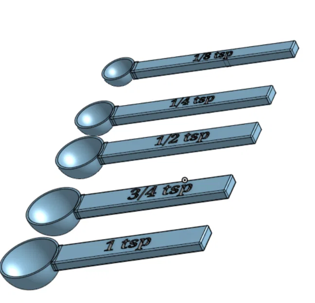 Bộ thìa đong gia vị 3D tiện lợi chuẩn xác cho nhà bếp - Image 4