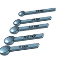 Bộ thìa đong gia vị 3D tiện lợi chuẩn xác cho nhà bếp - Thumbnail 4