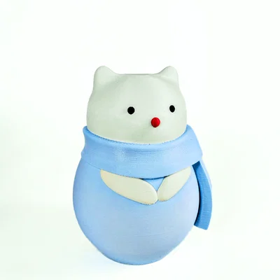 Lọ hoa Mèo quàng khăn (Cat in a Scarf Vase)