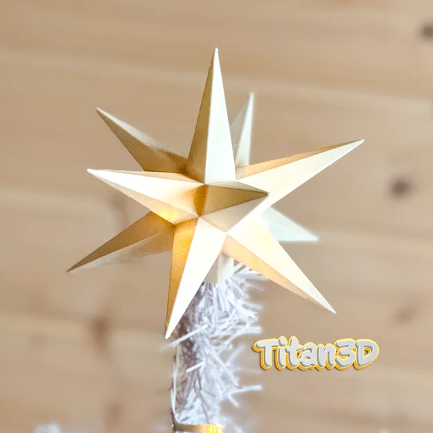 Ngôi sao gắn đỉnh cây thông Noel - Image 1