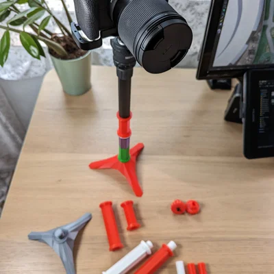 Hệ thống tripod mini modular dành cho máy ảnh DSLR và mirrorless
