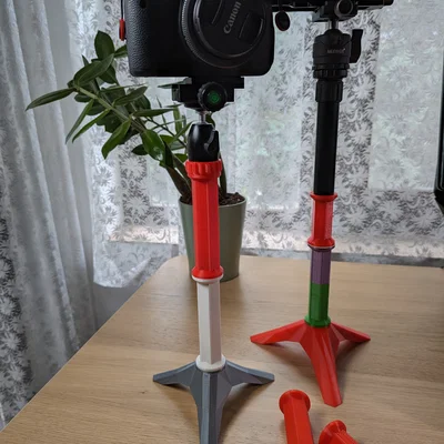 Hệ thống tripod mini modular dành cho máy ảnh DSLR và mirrorless