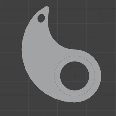 Móc khóa xoay Print-in-place Key Spinner nhỏ gọn tiện lợi