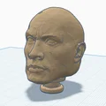 Phụ kiện gắn giày hình đầu The Rock - Thiết kế 3D độc đáo - Thumbnail 5